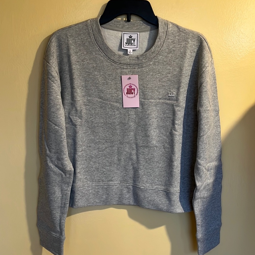 Juicy Couture Grey Powder Heather Sweater